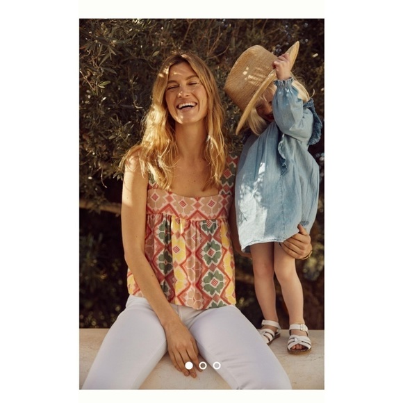 Anthropologie Tops - Anthropologie Marta Swing Blouse in Neutral Motif - Size M